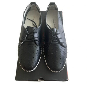 Bernie Mev. Womens TW36 Black Oxford Shoes